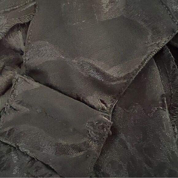 Vintage Victoria’s Secret Black Jacquard One Piece Bodysuit Negligee Great L - Picture 14 of 15